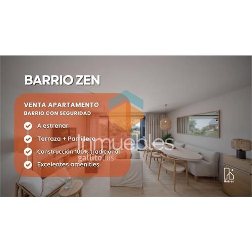 Venta apartamento carrasco barrio zen 2 dormitorios