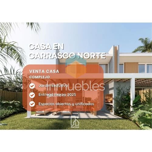 Venta casa 3 dormitorios carrasco - jardin con parrillero +