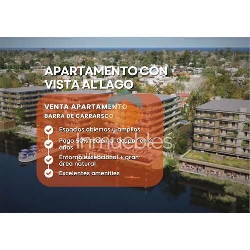Venta apartamento 3dormitorios -vista lago+parrillero