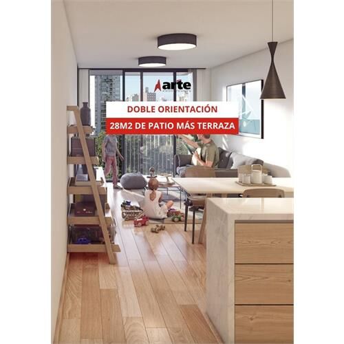 Venta de apartamento de 2 dormitorios en pocitos y baño en