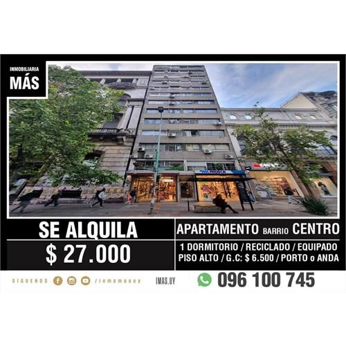 Apartamento alquiler centro montevideo imas.uy - s*...